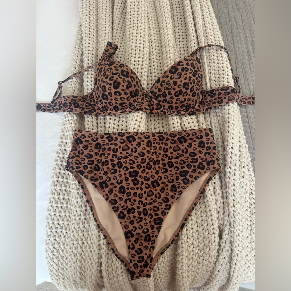 Shade & Shore Animal Print Bikini